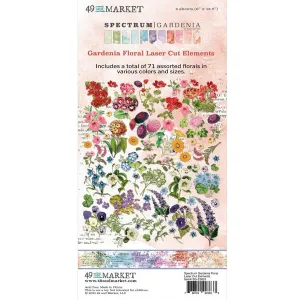 49 And Market Laser Cut Elements - Gardenia Floral maxi exclusive