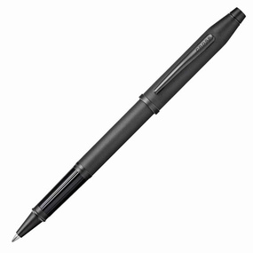 cool compact Cross Century Ii Black Micro Knurl Rollerball Pen