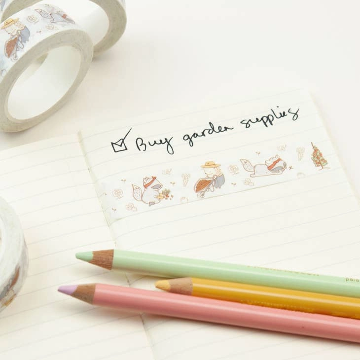 metallic Gardening Washi Tape