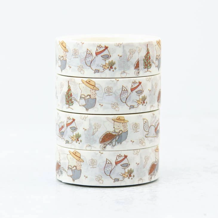 vintage portable Gardening Washi Tape