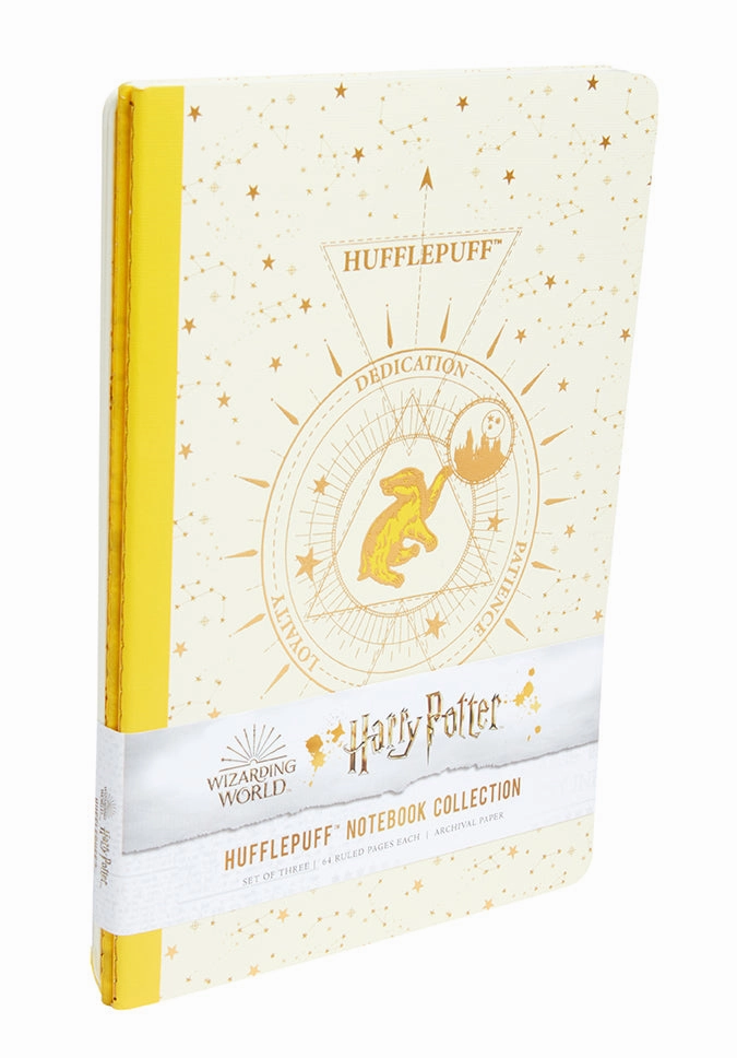 Harry Potter: Hufflepuff Constellation Sewn Notebook Collection (Set Of 3) short muted