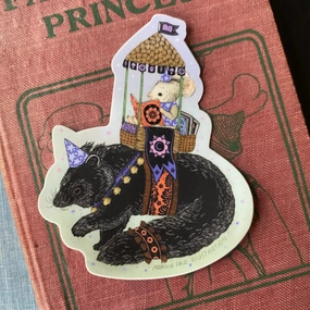 Marika Paz Vinyl Sticker - Booksworth And The Binturong springloaded kit
