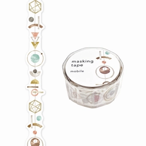 valuable colorful Mobile Geometric Washi Tape Mind Wave