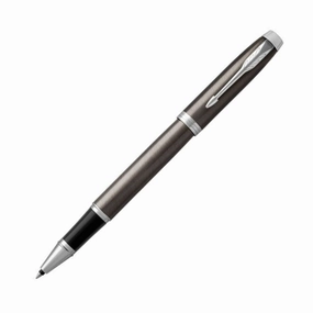 Parker Im Dark Espresso Lacquer Ct Rollerball Pen warm wide