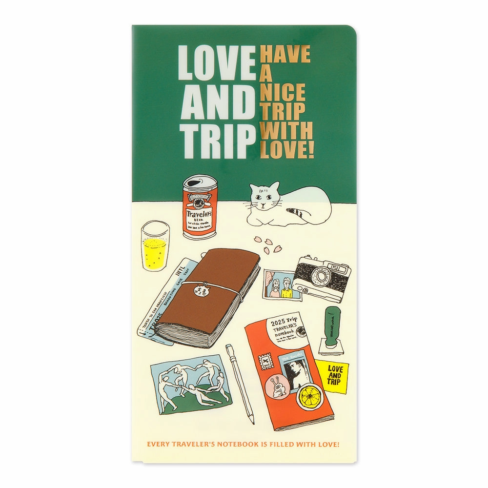 Traveler'S Notebook 2025 Regular Size Clear Folder antislip