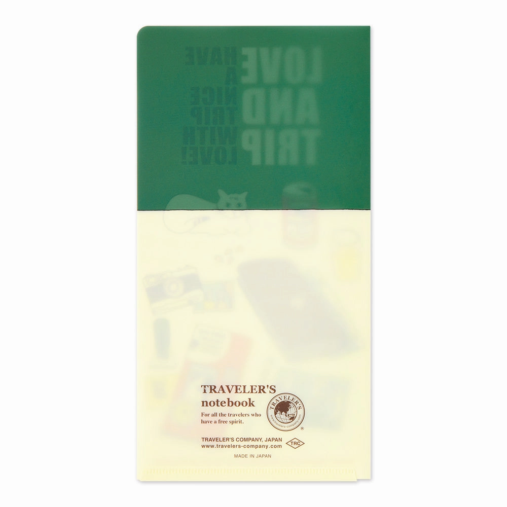 Traveler'S Notebook 2025 Regular Size Clear Folder small
