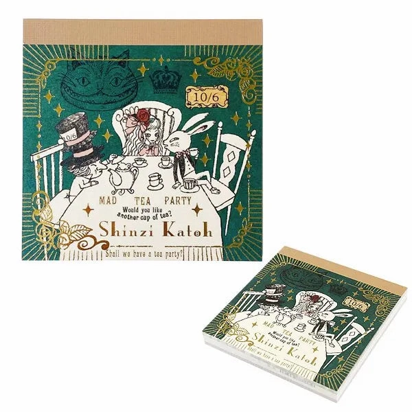 musthave Shinzi Katoh Memo Pad - Mad Tea Party