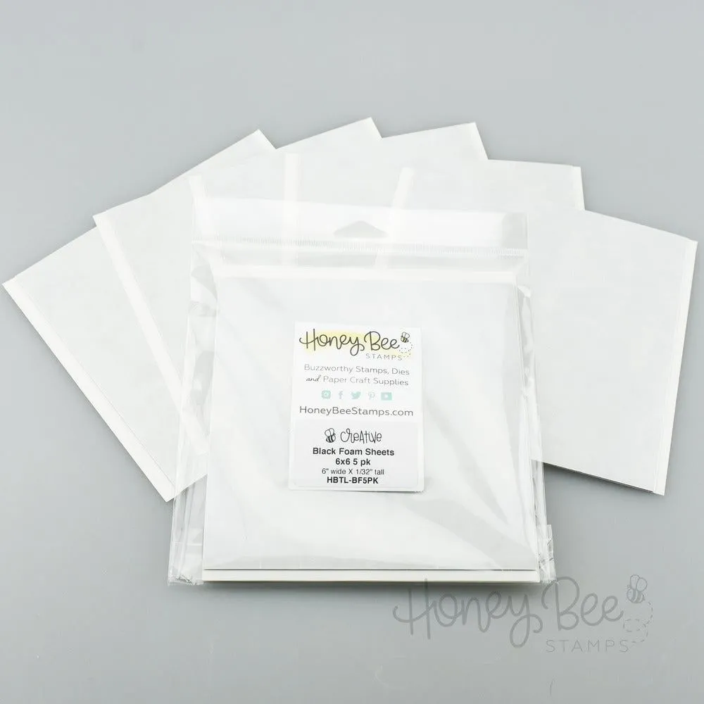 tall gift Black Foam Sheets - 6X6 5Pk