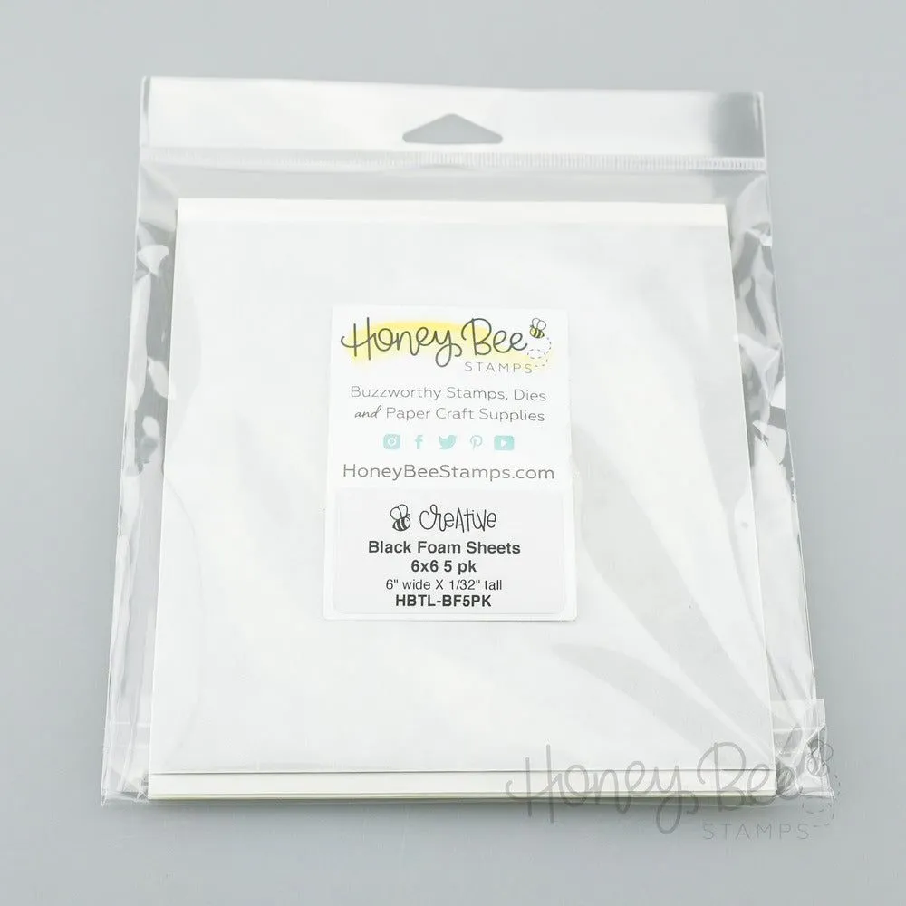 robust Black Foam Sheets - 6X6 5Pk