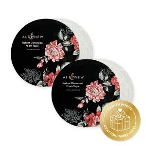 compact Instant Dimension Foam Tape Bundle (2 Rolls)