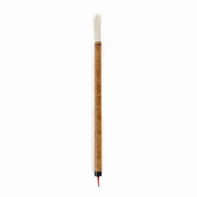 expandable Bamboo Paintbrush With White Goat Bristles