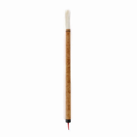 expandable Bamboo Paintbrush With White Goat Bristles
