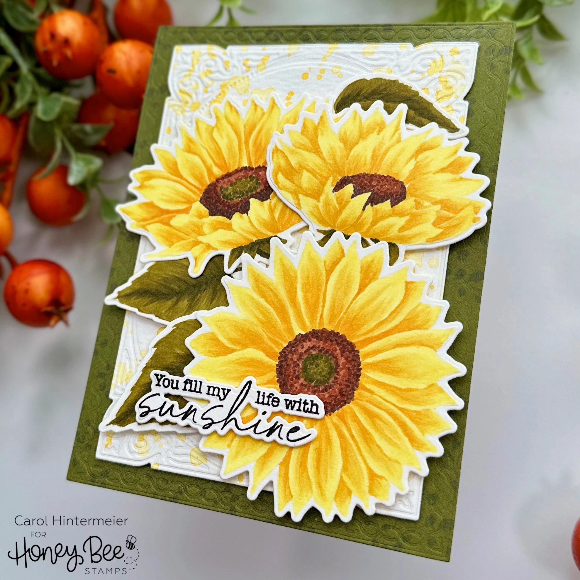 Bloom With Grace - 6X8 Stamp Set narrow steel