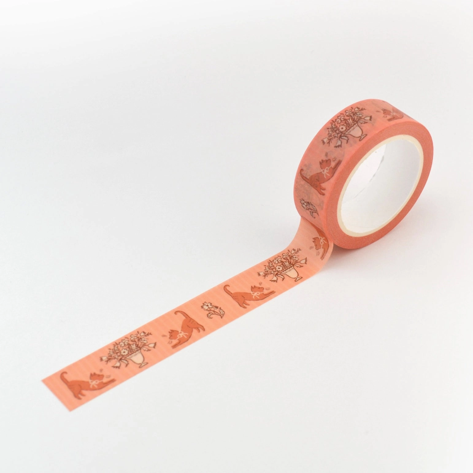 bulk eco Blossom Cats 15Mm Washi Tape