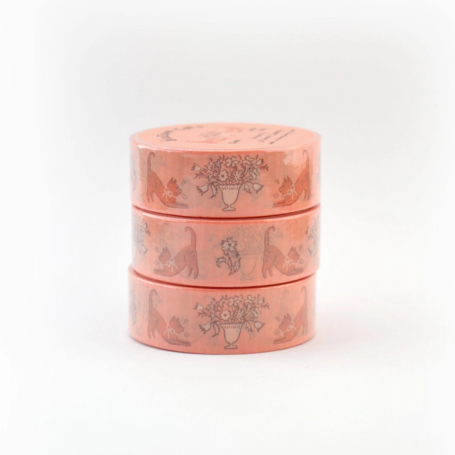 Blossom Cats 15Mm Washi Tape adjustable locking
