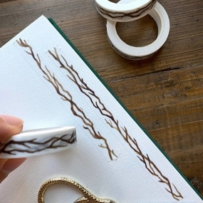 thin handy Branches Washi Tape