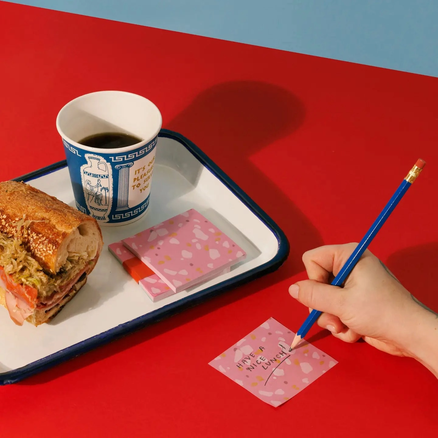 Deli Slice Sticky Notepad ceramic wide