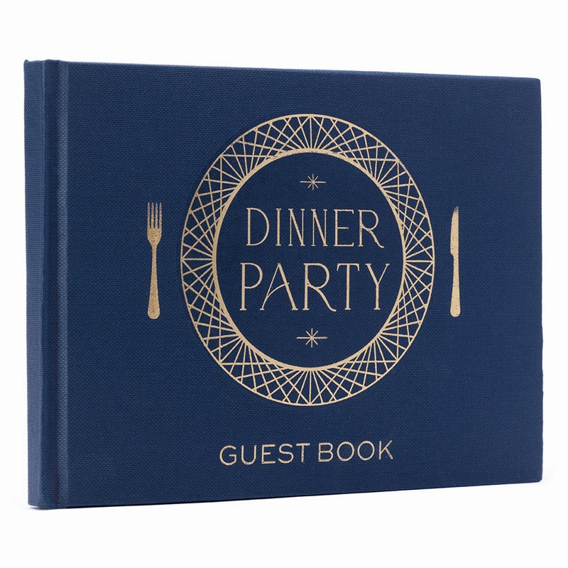 synthetic handy Dinner Party Guest Book