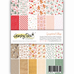 gift Gingerbread Village Paper Pad 6X8.5 - 24 Double-Sided Sheets