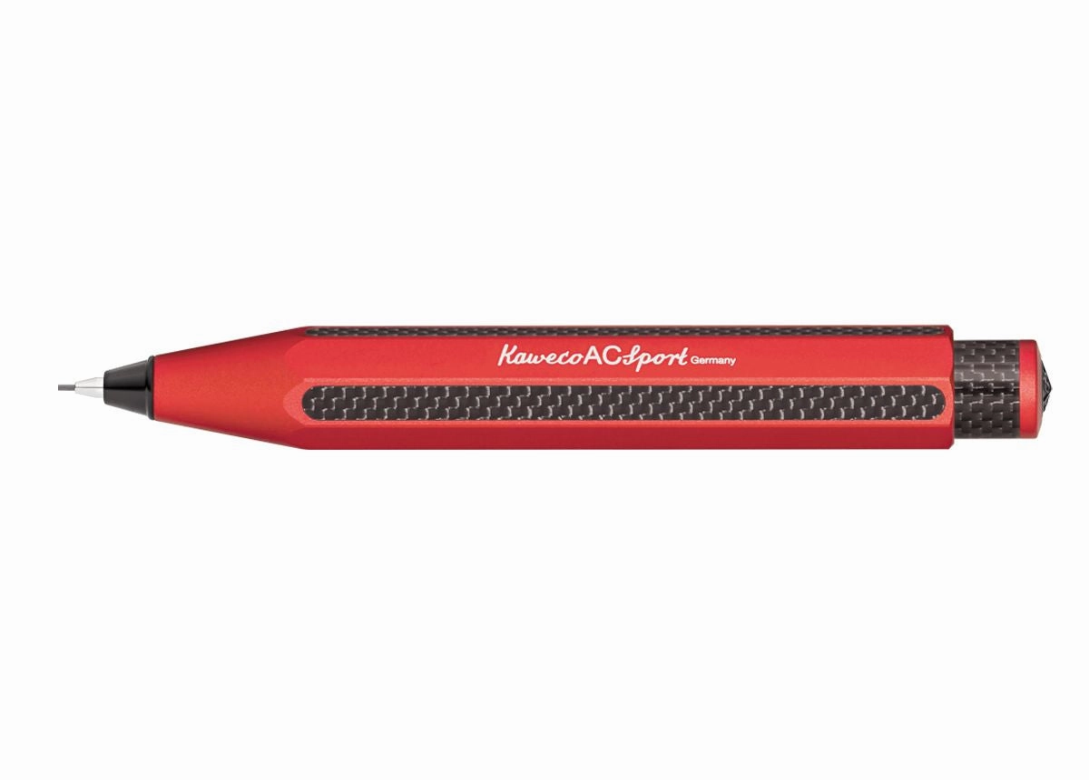 Kaweco Al   Carbon Sport Red Pencil new glossy