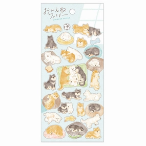 Ohirune Family Sticker  Shibata Family Mind Wave elegant