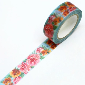 Rose Flower Washi Tape Saien automatic