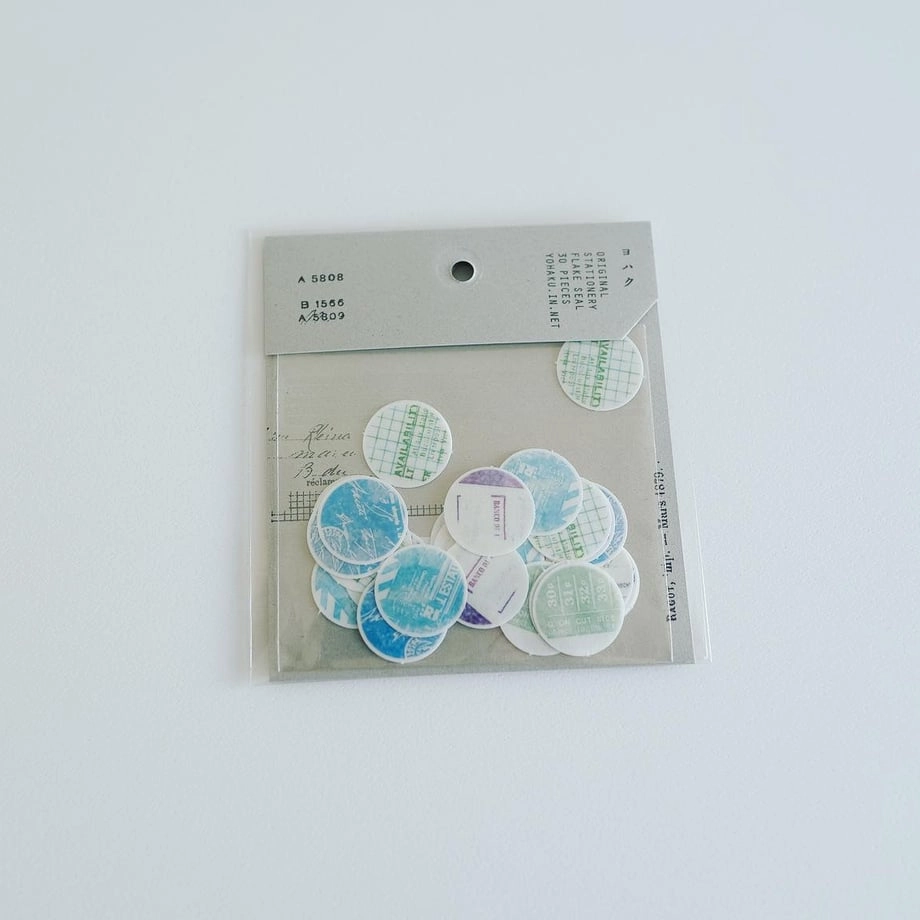 ceramic strong Yohaku Flake Stickers - Theme