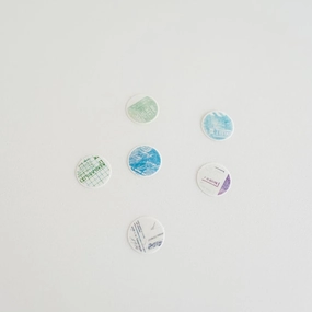 Yohaku Flake Stickers - Theme stackable paper