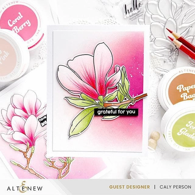 antislip Build-A-Garden: Blushing Magnolias Add-On Die Set