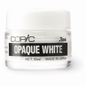 Copic Opaque White Pigment, 1 Oz. Jar warm