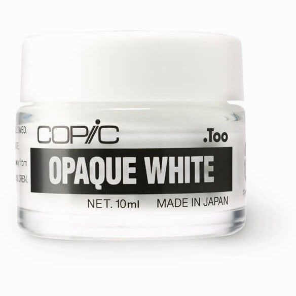 Copic Opaque White Pigment, 1 Oz. Jar warm