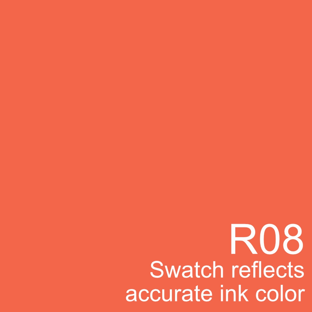 solid Copic Sketch Marker - R08 Vermillion