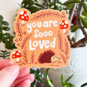 quickdry tall Forest & Fauna Paper Co. Vinyl Sticker - You Are Loved