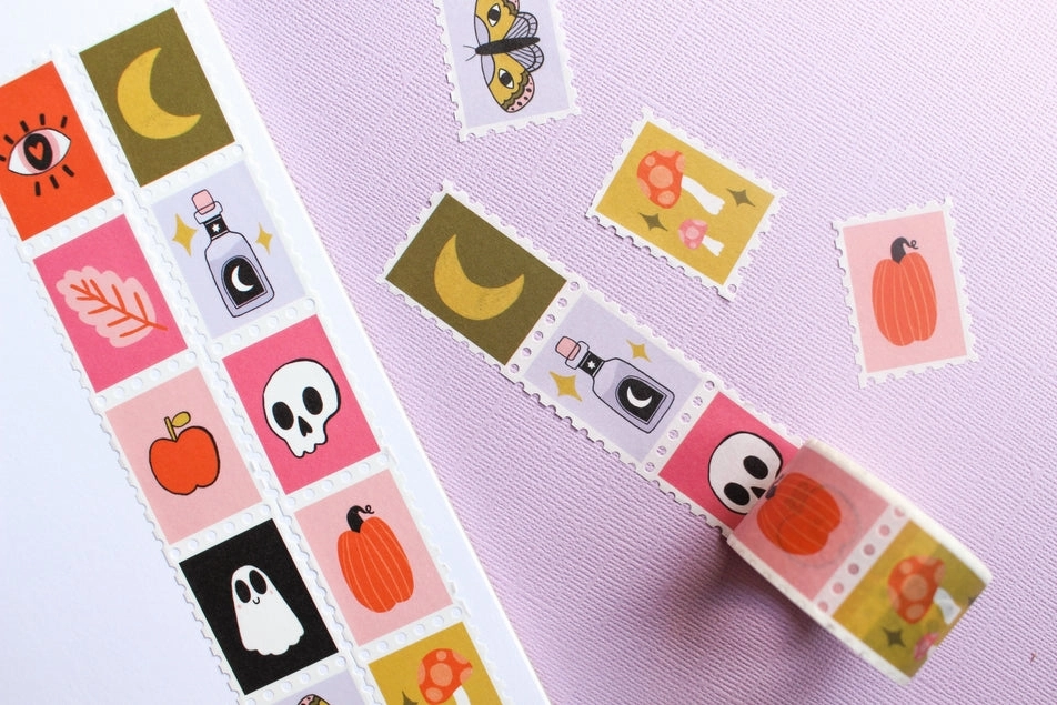 waterproof bundle Halloween Stamp Washi Tape Version 2
