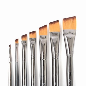 Short Handle Angle Shader Paintbrush tall