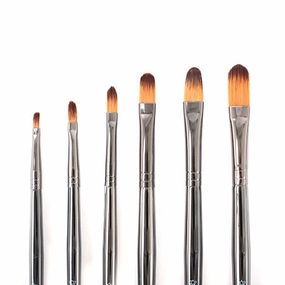Short Handle Filbert Paintbrush multipurpose rubber