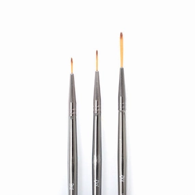 narrow collapsible Short Handle Liner Paintbrush