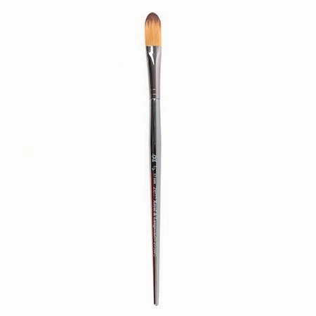 vegan earthy Short Handle Oval Wash Paintbrush