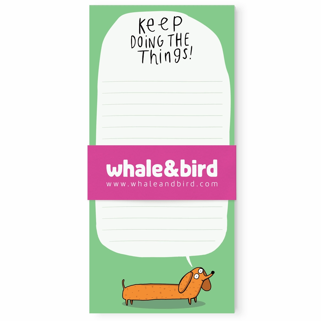 Keep Doing The Thing Magnetic Dl Notepad steel
