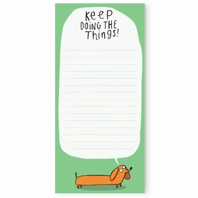 Keep Doing The Thing Magnetic Dl Notepad tiny