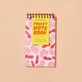 sealed Shrimp Reporter'S Spiral Bound Letterpress Notebook