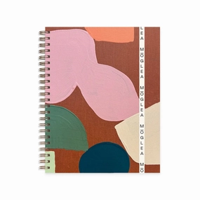 pastel Sierra Painted Cover 6" X 8" Notebook (Ruled Pages)