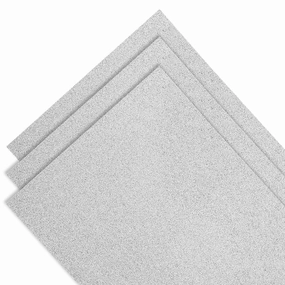 Silver Glitter Cardstock 8.5 X 11" - 10 Sheets biodegradable