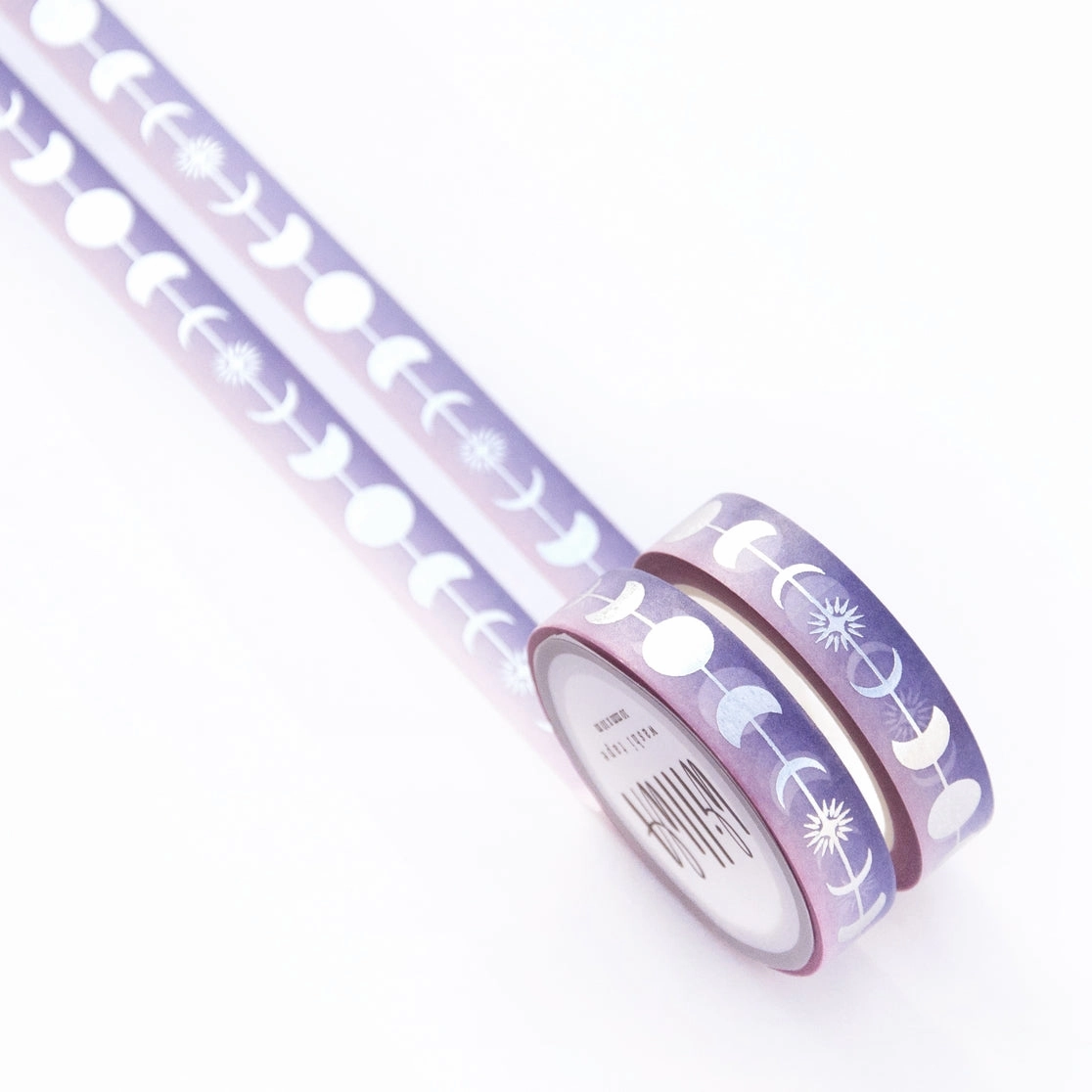resilient bamboo Silver Luna Washi Tape