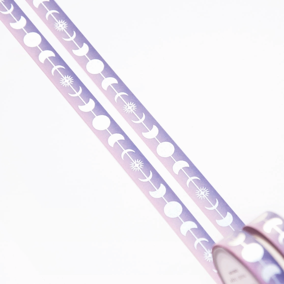 Silver Luna Washi Tape automatic top
