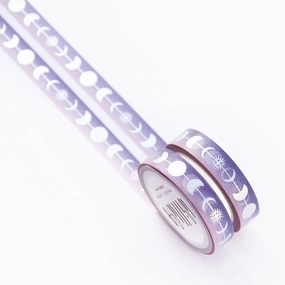 resilient bamboo Silver Luna Washi Tape