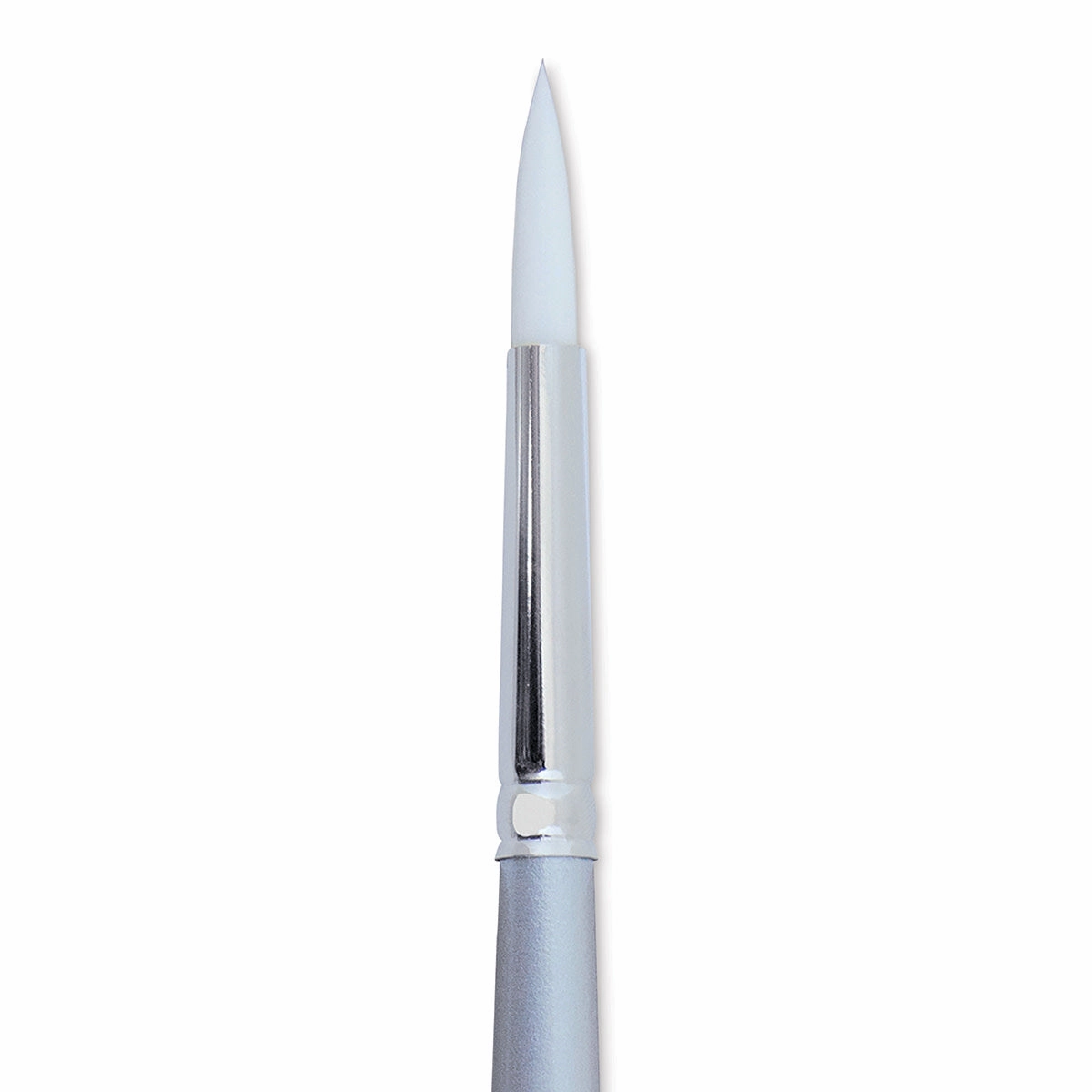 glass bronze Silverwhite? Short Handle Foundation Watercolor Round Brush #2 Silverbrush