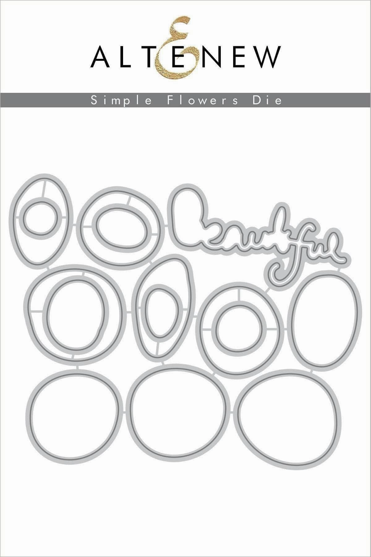 Simple Flowers Die Set metal