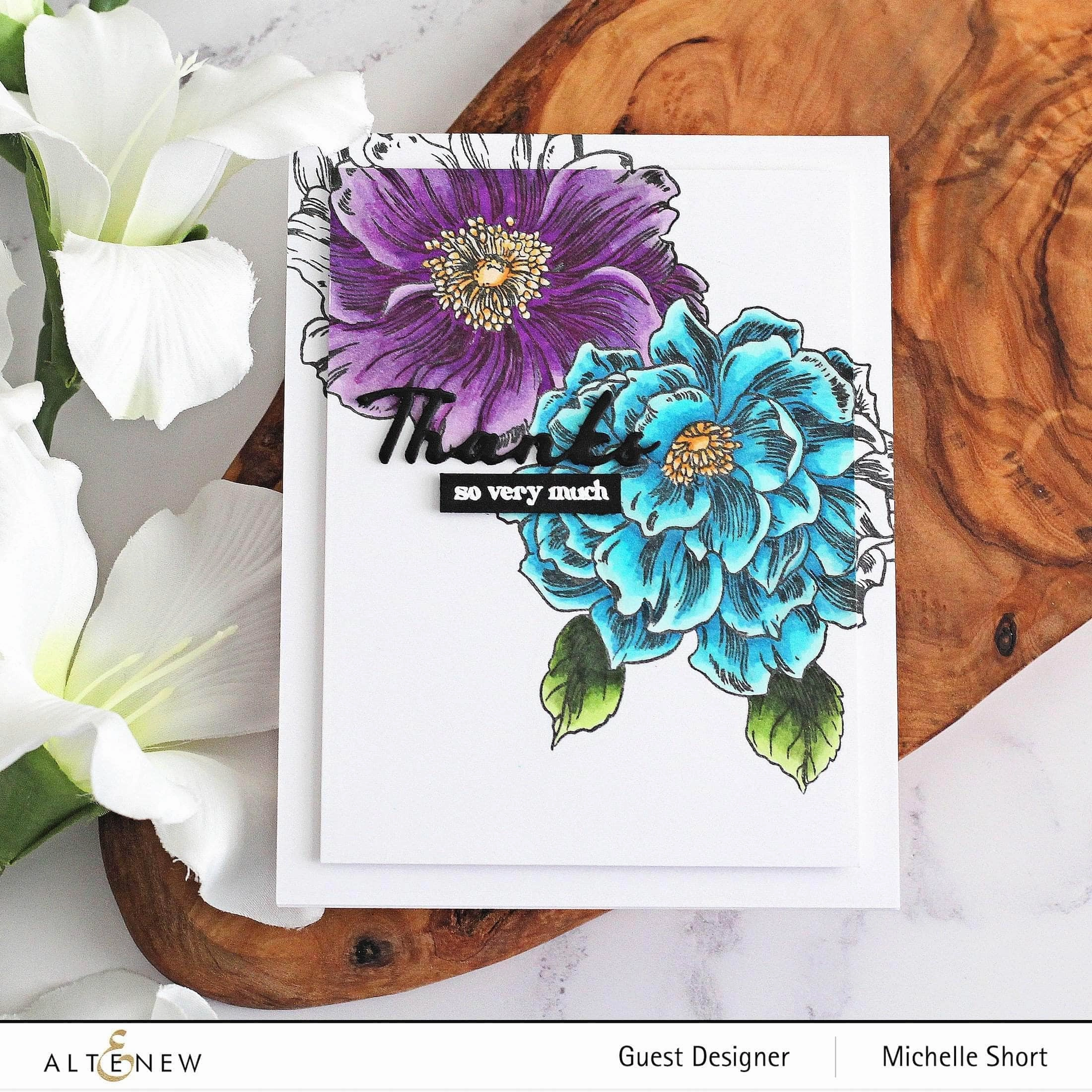 single elegant Simple Greetings Die Set