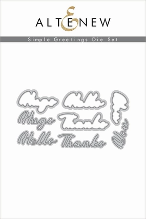 Simple Greetings Die Set luxury